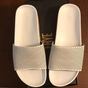 NEW WITH BOX FRYE  LILY PERF SLIDE